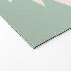Geometric Southwestern Minimalism - Neutral Sage Green Welcome Mat Gallery Image 2