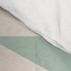 Geometric Southwestern Minimalism - Neutral Sage Green Comforter Gallery Image 4