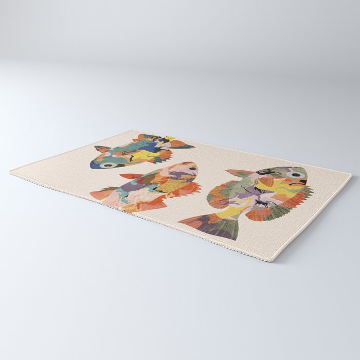 Fish collage Rug Gallery Image 3