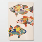 Fish collage Cutting Board Gallery Image 1