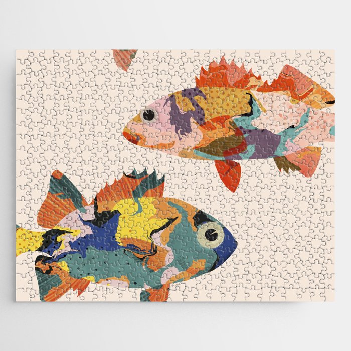 Fish collage Jigsaw Puzzle Gallery Image 1