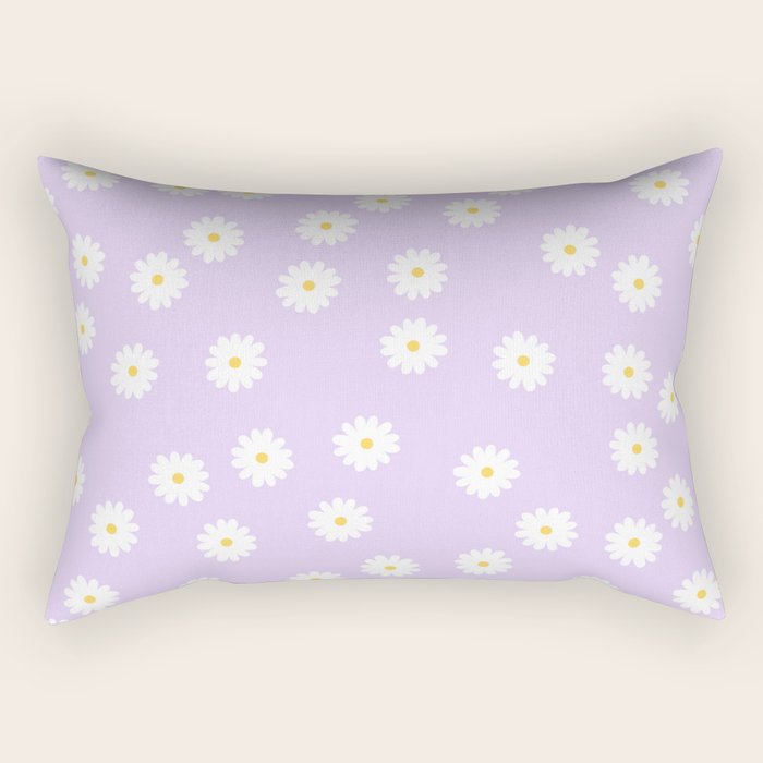 Lilac Flowers Rectangular Pillow Gallery Image 1