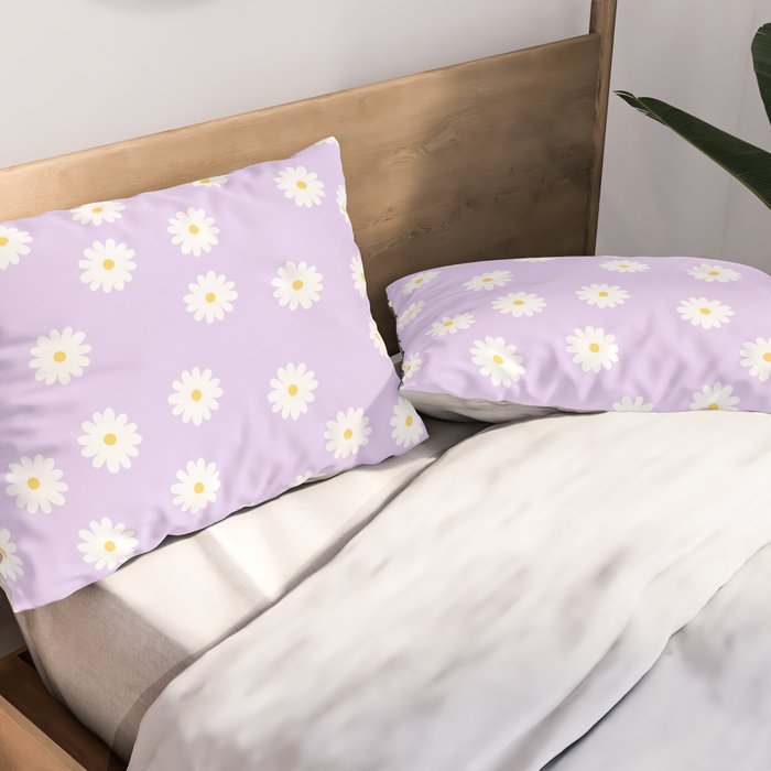 Lilac Flowers Pillow Sham Gallery Image 2
