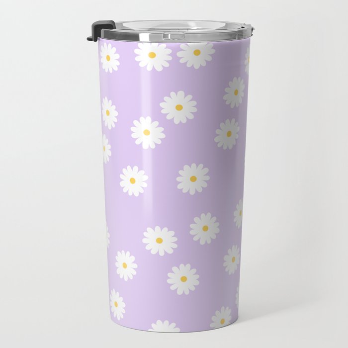 Lilac Flowers Travel Mug Gallery Image 3