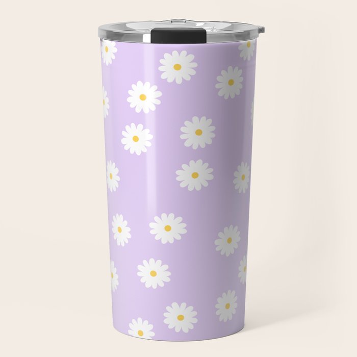 Lilac Flowers Travel Mug Gallery Image 1