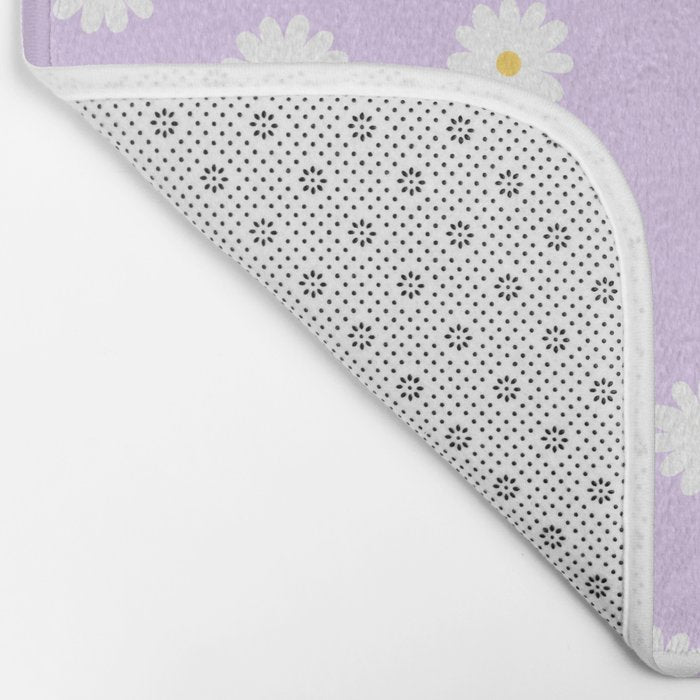 Lilac Flowers Bath Mat Gallery Image 2