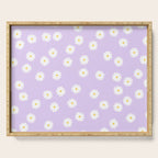 Lilac Flowers Serving Tray Gallery Image 1