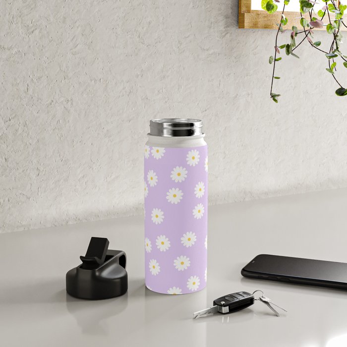 Lilac Flowers Water Bottle Gallery Image 4
