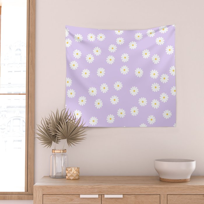 Lilac Flowers Wall Tapestry Gallery Image 2