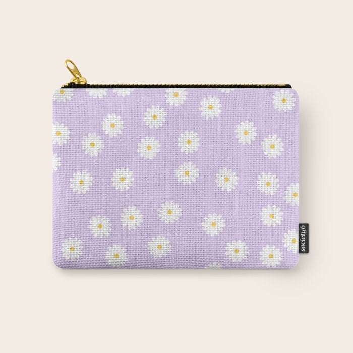 Lilac Flowers Carry All Pouch Gallery Image 1