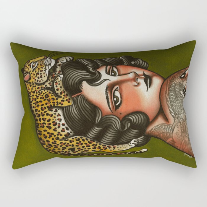 Quiet Wild Rectangular Pillow Gallery Image 1