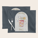 Mojito Cocktail Zodiac Sign Placemat Gallery Image 1