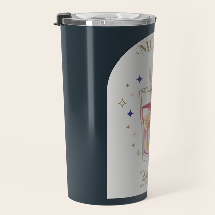 Mojito Cocktail Zodiac Sign Travel Mug Gallery Image 3