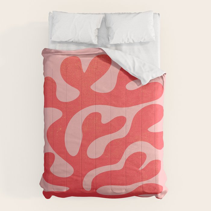 Red Salsa: Matisse Paper Cutouts 07 Comforter Gallery Image 1