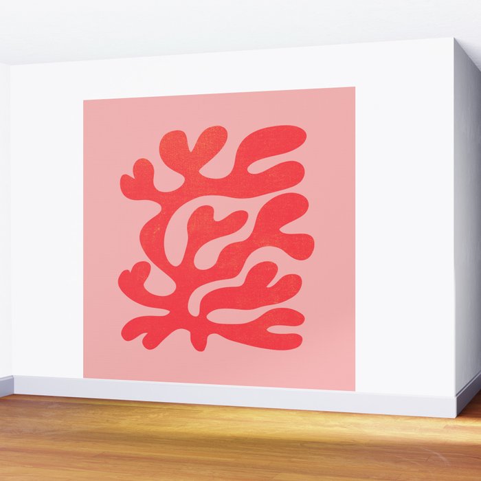 Red Salsa: Matisse Paper Cutouts 07 Wall Mural Gallery Image 2