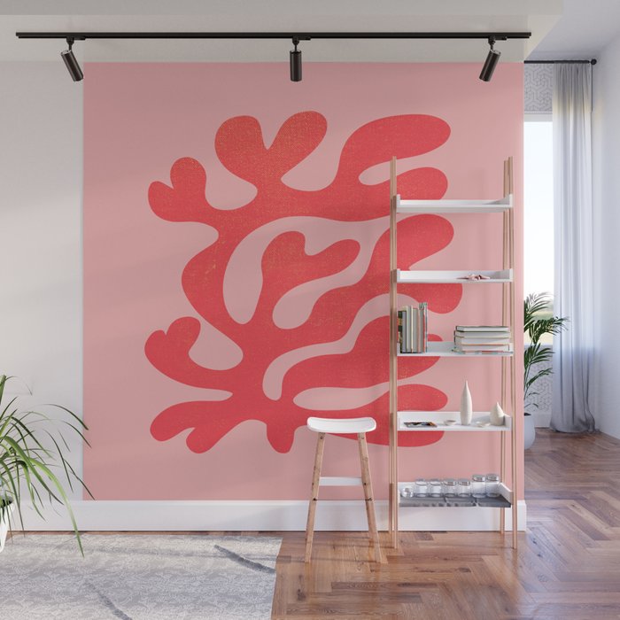 Red Salsa: Matisse Paper Cutouts 07 Wall Mural Gallery Image 1