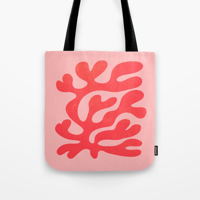 Red Salsa: Matisse Paper Cutouts 07 Tote Bag Gallery Image 1