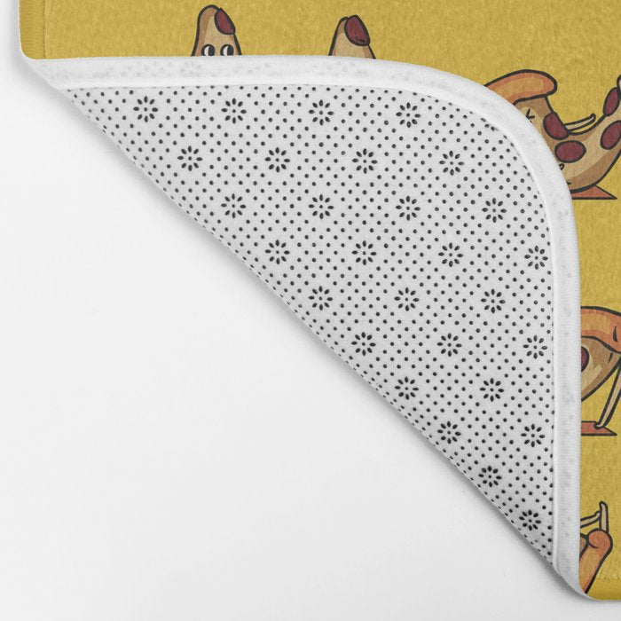 Pizza Yoga Bath Mat Gallery Image 2