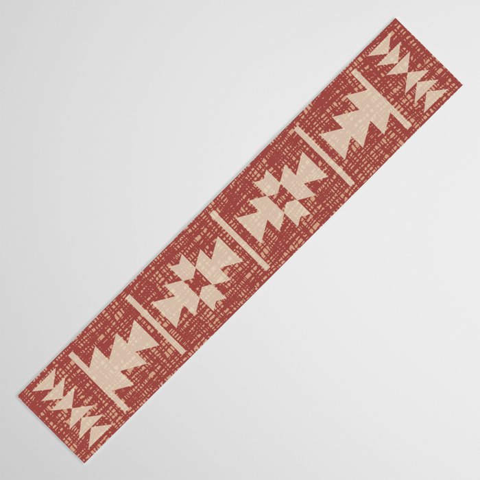 Southwestern Pattern 135 Sienna and Beige Table Runner Gallery Image 3