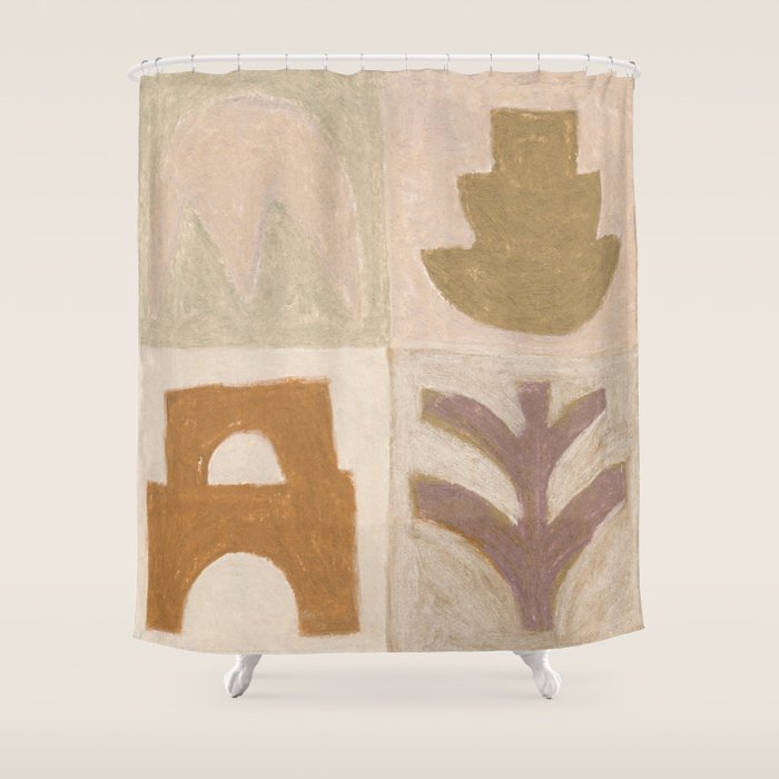 Tiles Shower Curtain Gallery Image 1
