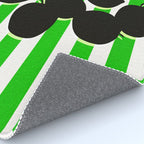 Still life - green stripe Rug Gallery Image 4