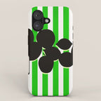 Still life - green stripe iPhone Case Gallery Image 1