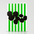 Still life - green stripe Stationery Card Gallery Image 2