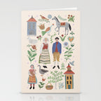 Swedish Folk Art Stationery Card Gallery Image 2