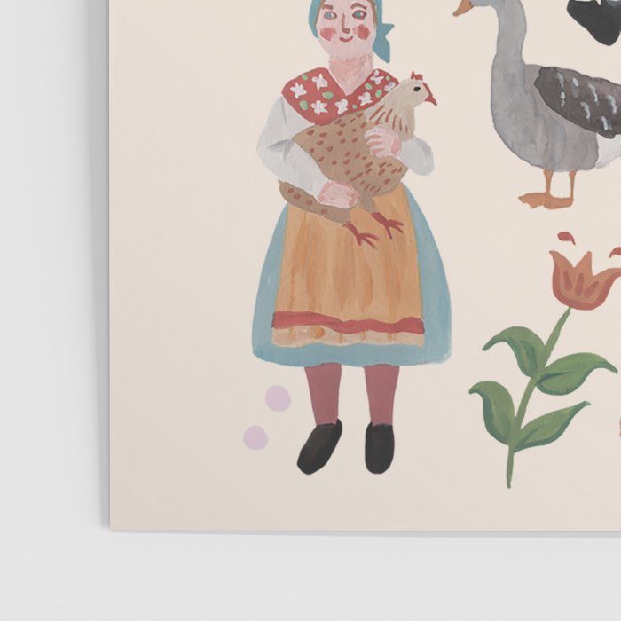 Swedish Folk Art Poster Gallery Image 3