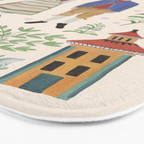 Swedish Folk Art Bath Mat Gallery Image 3