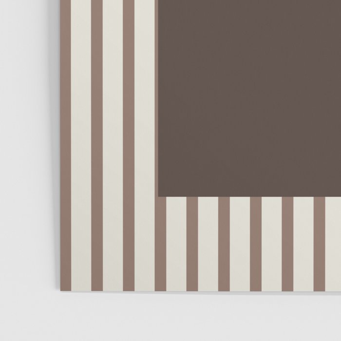 Snowflake Brown Striped Poster Gallery Image 3