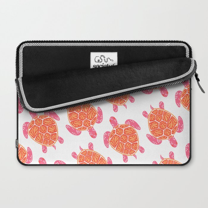 Sea Turtle - Melon Palette Laptop Sleeve Gallery Image 2