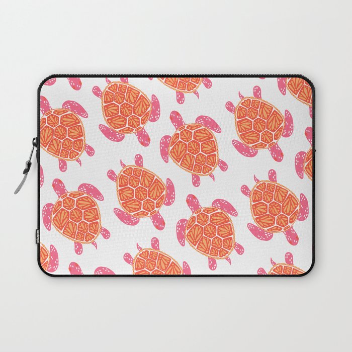 Sea Turtle - Melon Palette Laptop Sleeve Gallery Image 1