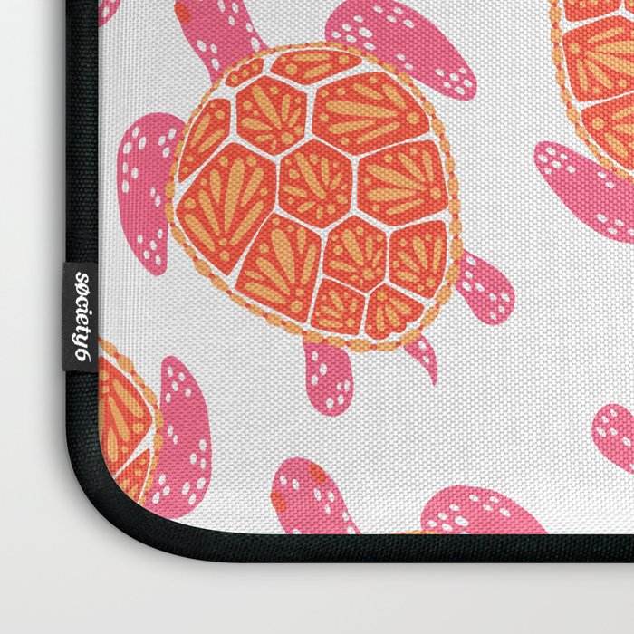 Sea Turtle - Melon Palette Laptop Sleeve Gallery Image 3