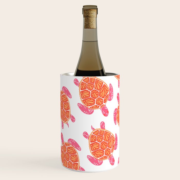 Sea Turtle - Melon Palette Wine Chiller Gallery Image 3