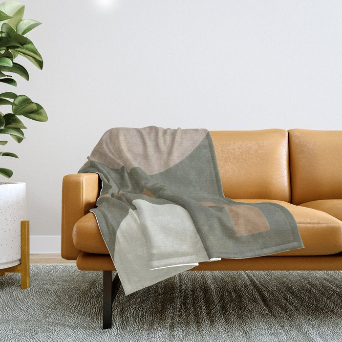 Geometric Shapes #3 Throw Blanket Gallery Image 1