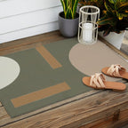 Geometric Shapes #3 Outdoor Rug Gallery Image 2