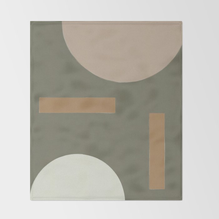 Geometric Shapes #3 Throw Blanket Gallery Image 2