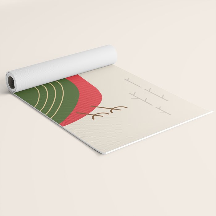 Australian King Parrot, Bird of Australia Yoga Mat Gallery Image 2