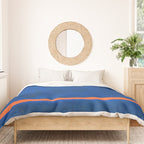 Colourful Field Orange And Blue Duvet Cover Gallery Image 3
