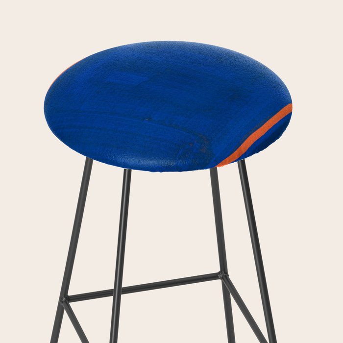 Colourful Field Orange And Blue Stool Gallery Image 2