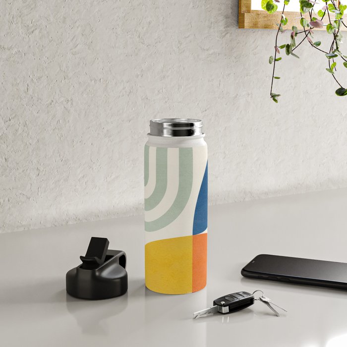 Attached Abstraction 03 Water Bottle Gallery Image 4