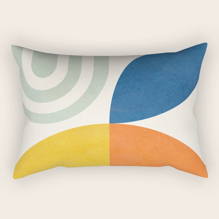 Attached Abstraction 03 Rectangular Pillow Gallery Image 1