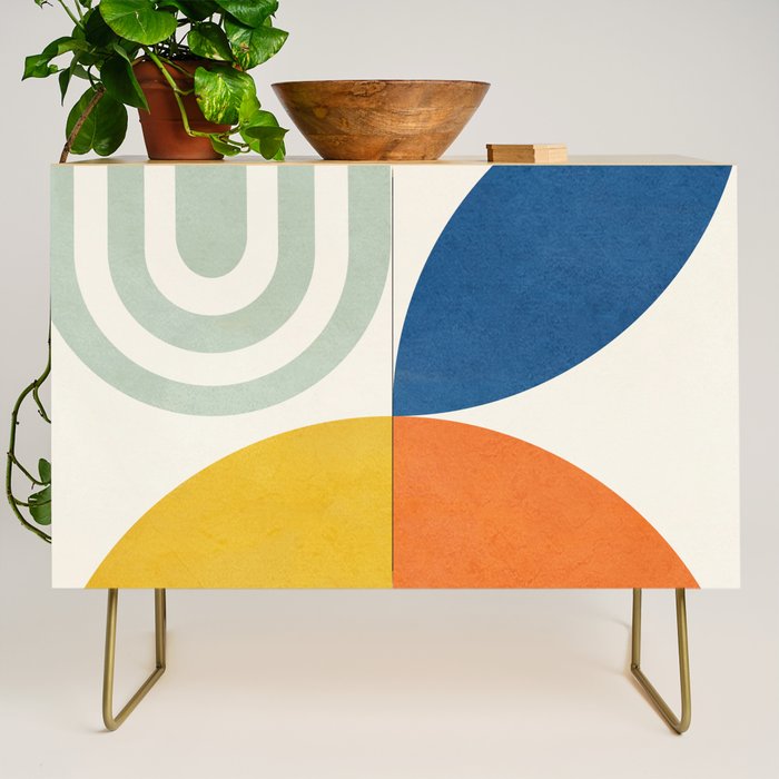 Attached Abstraction 03 Credenza Gallery Image 1