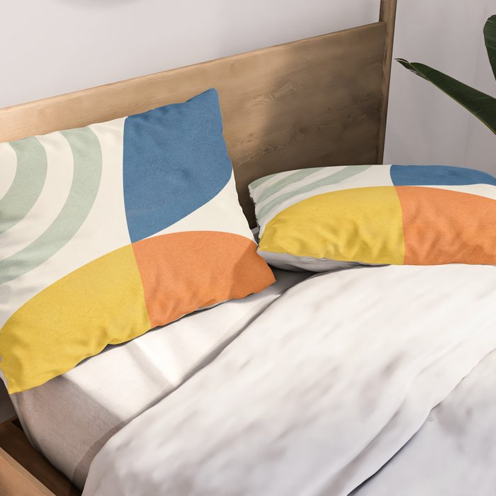 Attached Abstraction 03 Pillow Sham Gallery Image 2