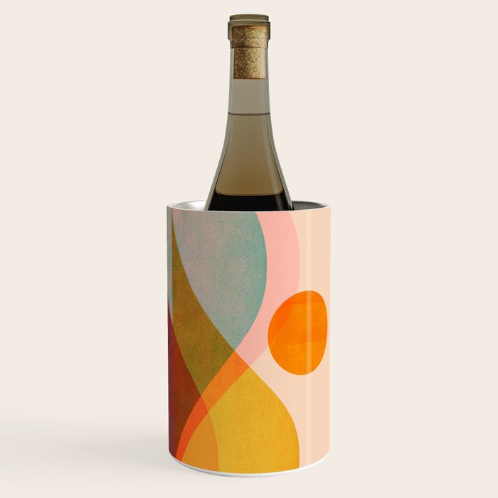 Abstraction_SUNSET_LANDSCAPE_POP_ART_Minimalism_018X Wine Chiller Gallery Image 3
