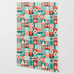 Mid Century Retro Holiday Wallpaper Gallery Image 2