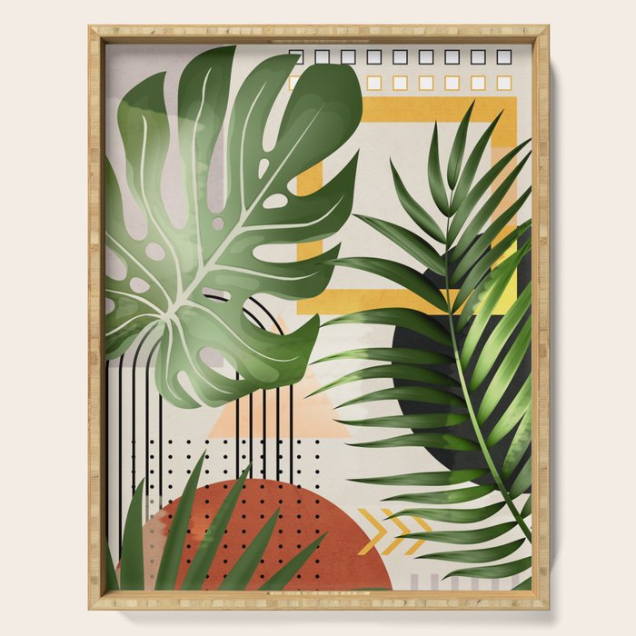 Nature Geometry XVIII Serving Tray Gallery Image 1