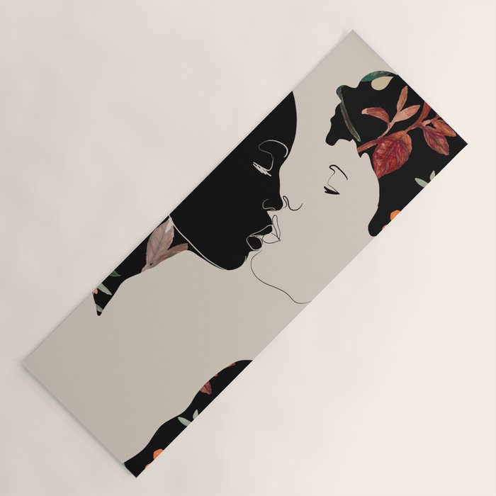 Floral Kiss  Yoga Mat Gallery Image 1