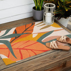 Abstract Art Jungle 5 Outdoor Rug Gallery Image 2